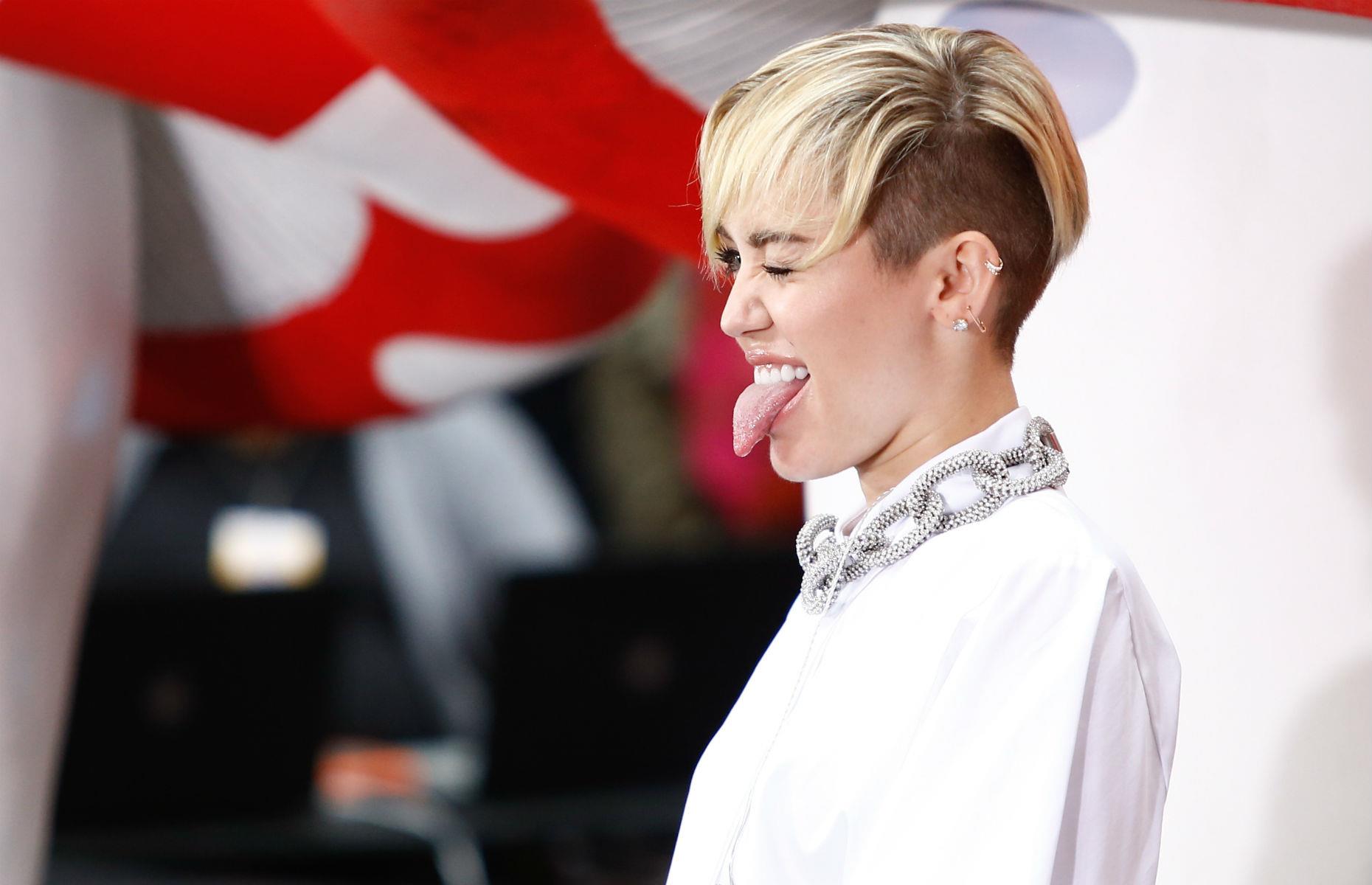 Miley Cyrus's tongue – $1 million (£655k)